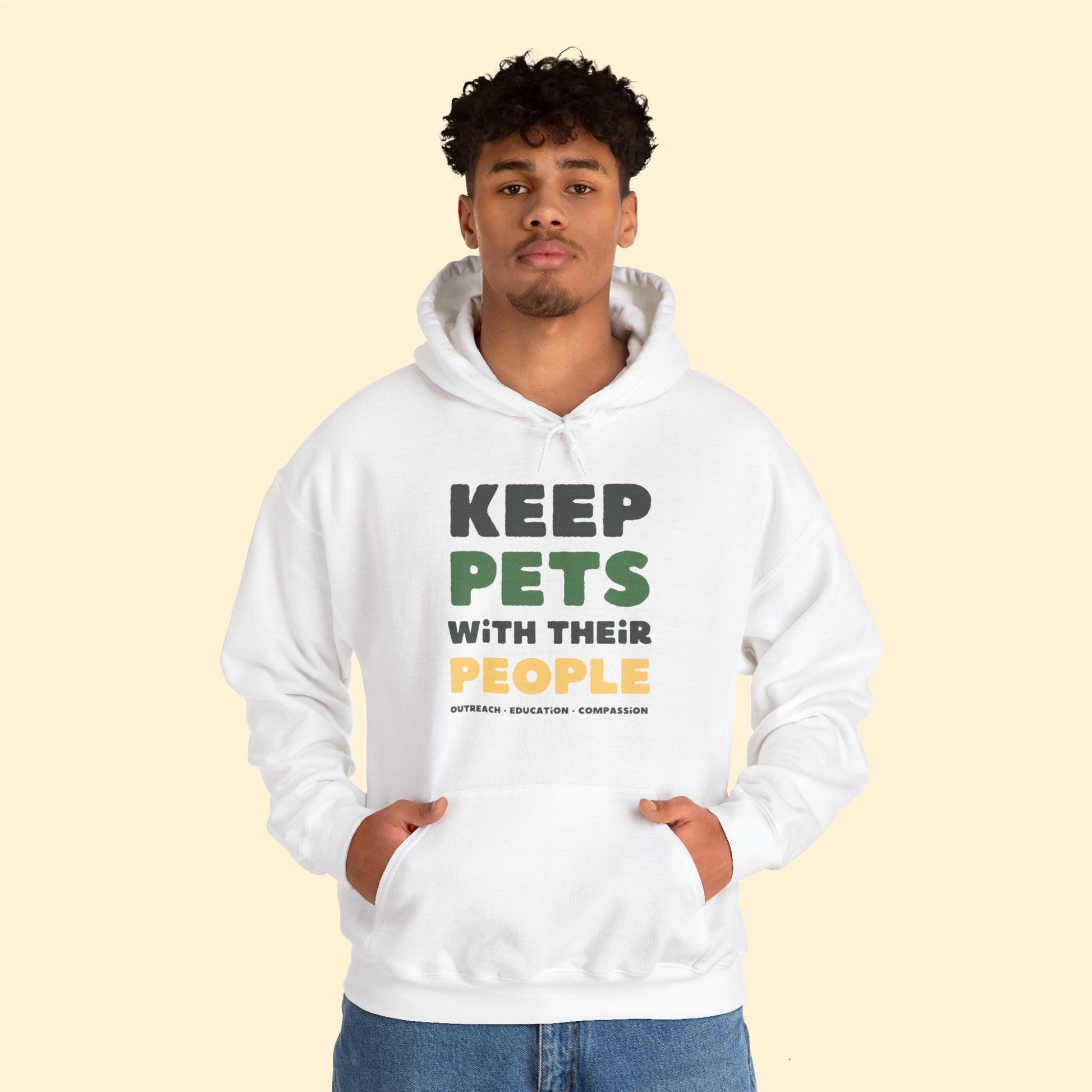 Keep Pets With Their People | Hooded Sweatshirt - Detezi Designs-12873015738619237829