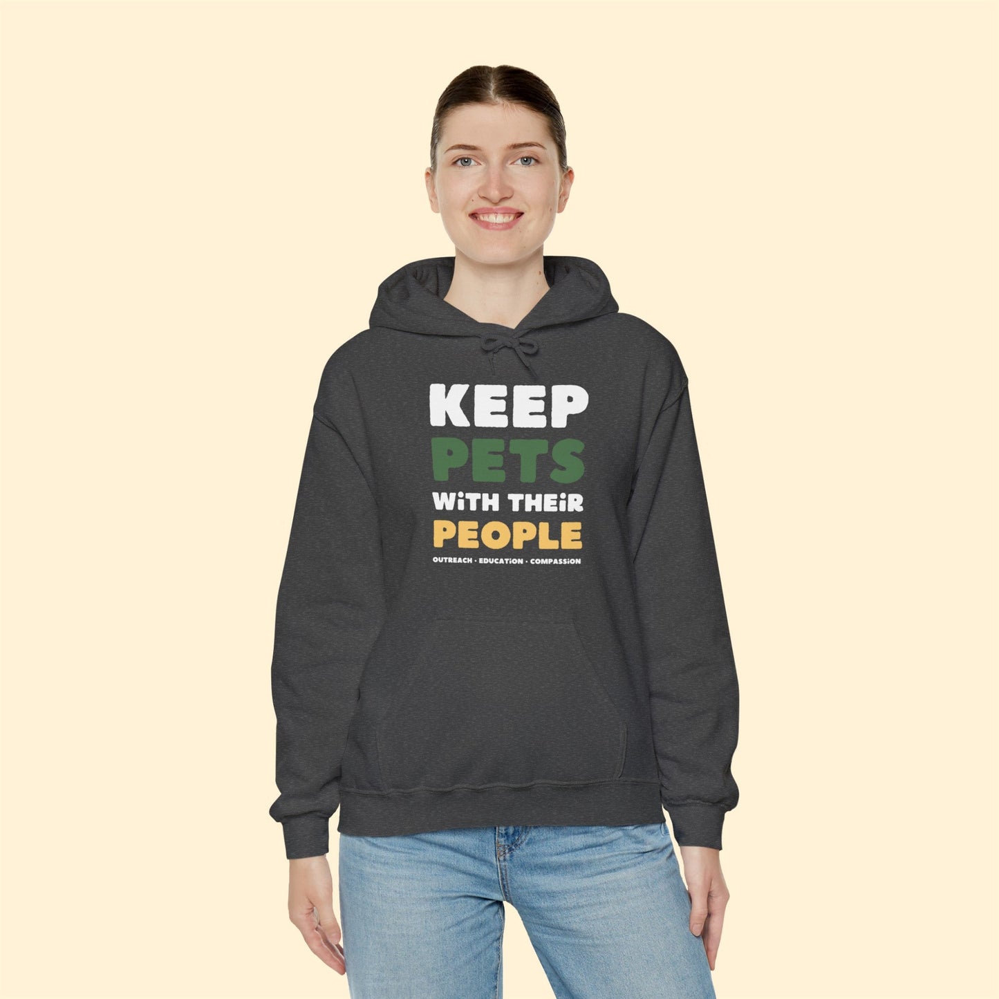 Keep Pets With Their People | Hooded Sweatshirt - Detezi Designs-12873015738619237829