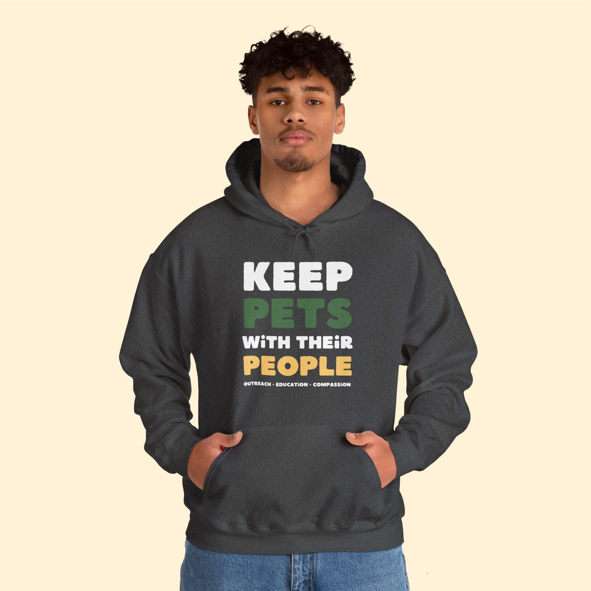 Keep Pets With Their People | Hooded Sweatshirt - Detezi Designs-12873015738619237829