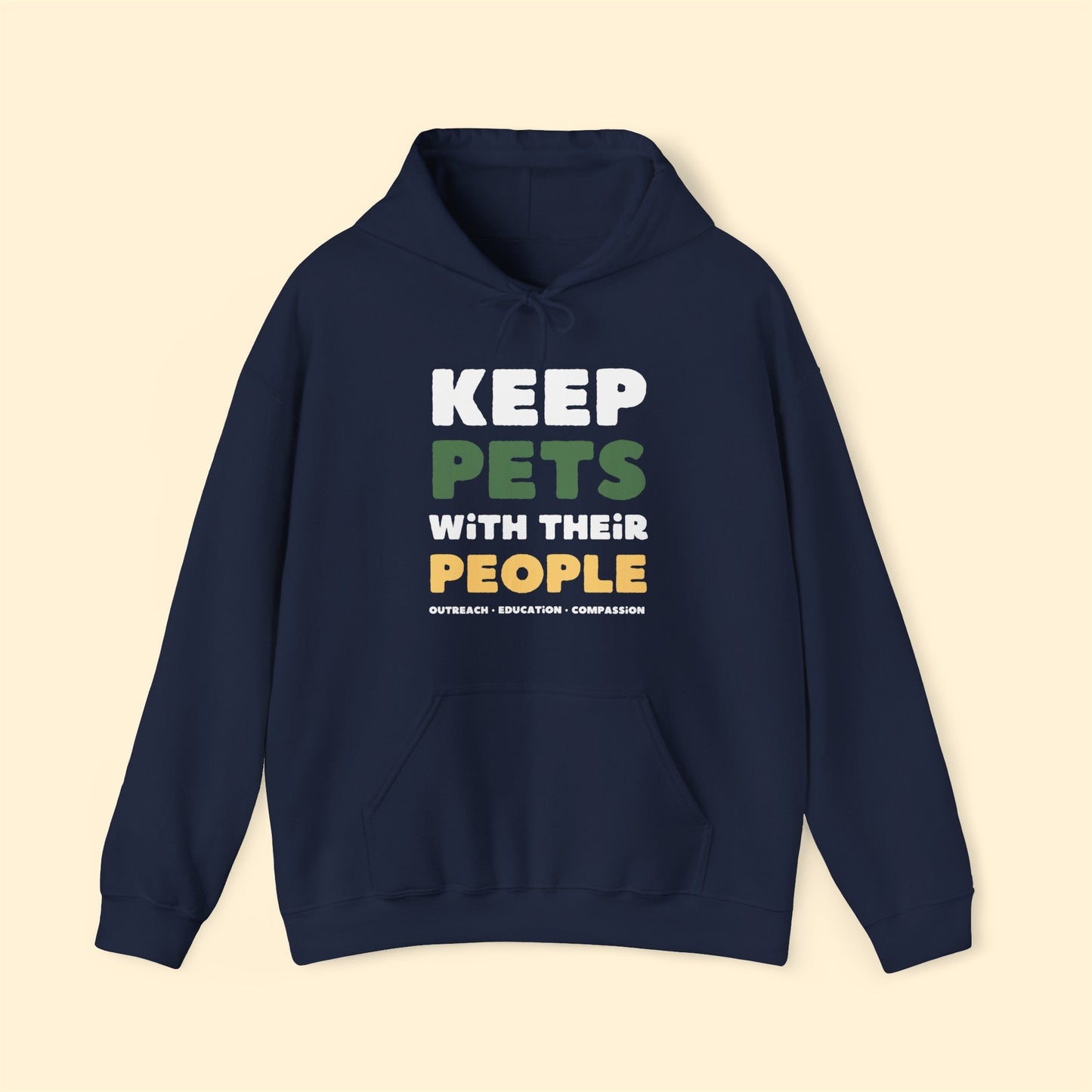 Keep Pets With Their People | Hooded Sweatshirt - Detezi Designs-55510545461472248920