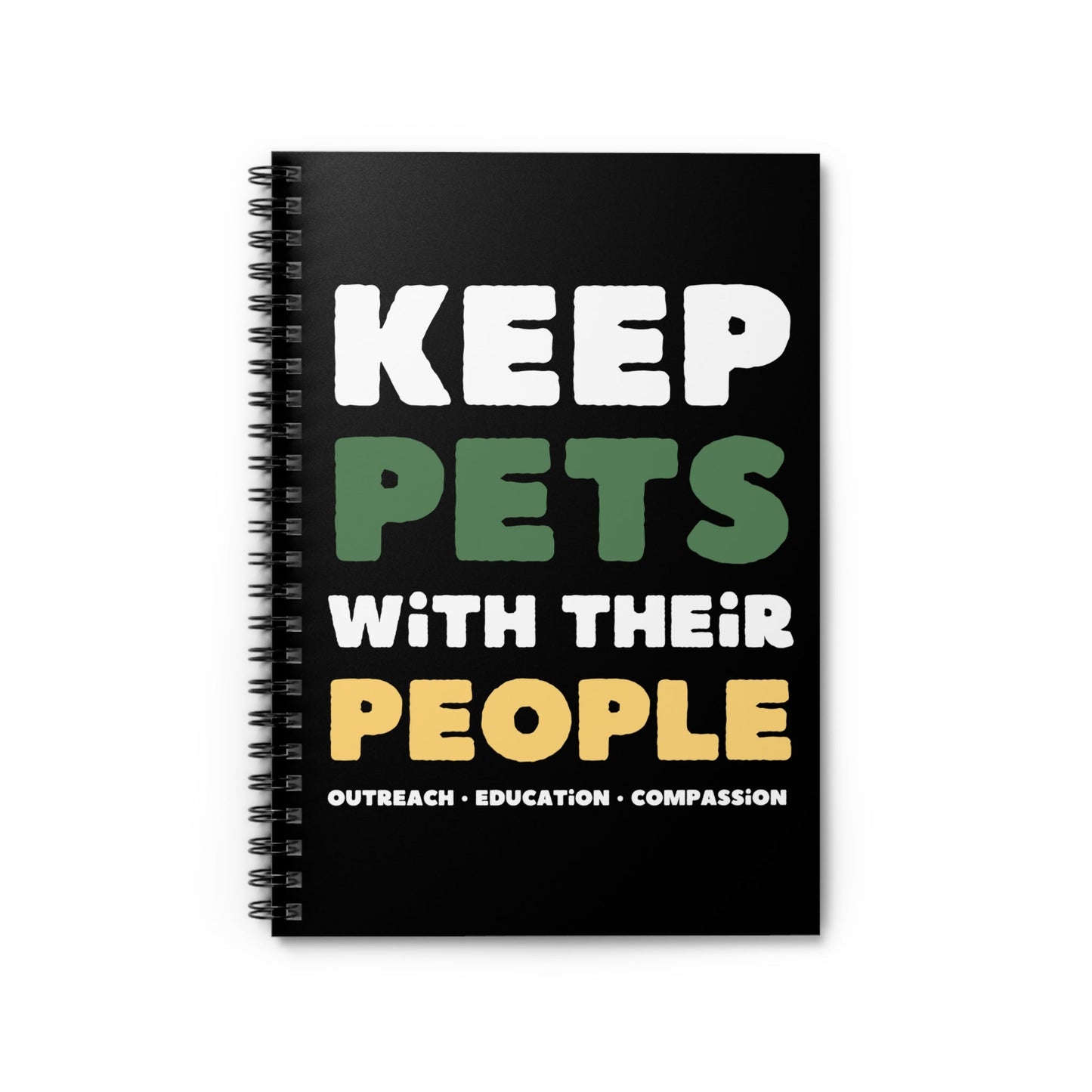 Keep Pets With Their People | Notebook - Detezi Designs - 16841086493784435858