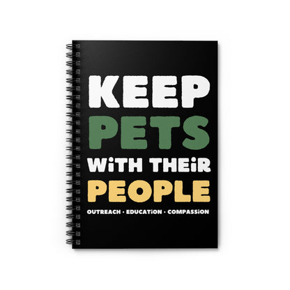 Keep Pets With Their People | Notebook - Detezi Designs - 16841086493784435858