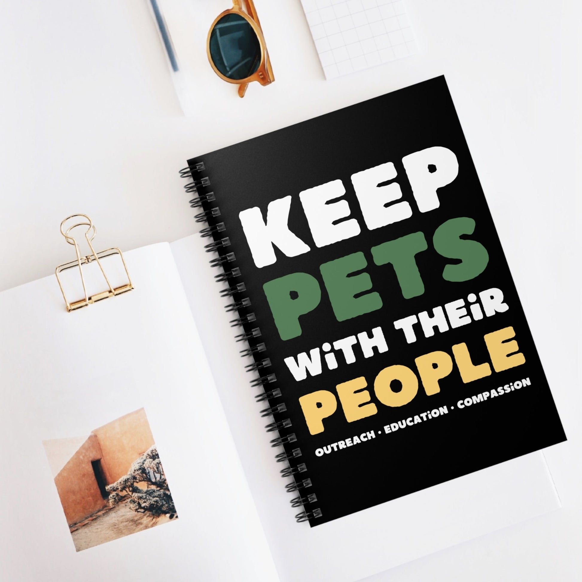 Keep Pets With Their People | Notebook - Detezi Designs - 16841086493784435858