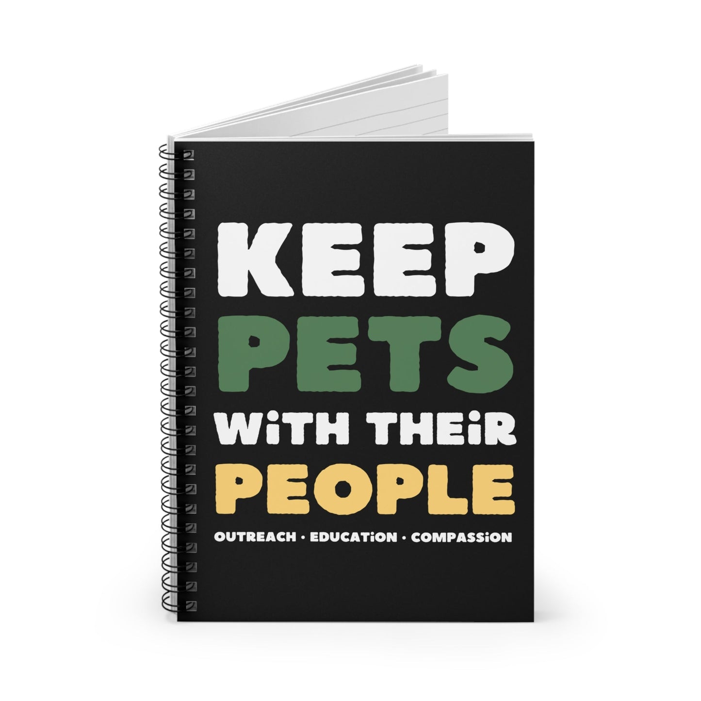 Keep Pets With Their People | Notebook - Detezi Designs - 16841086493784435858