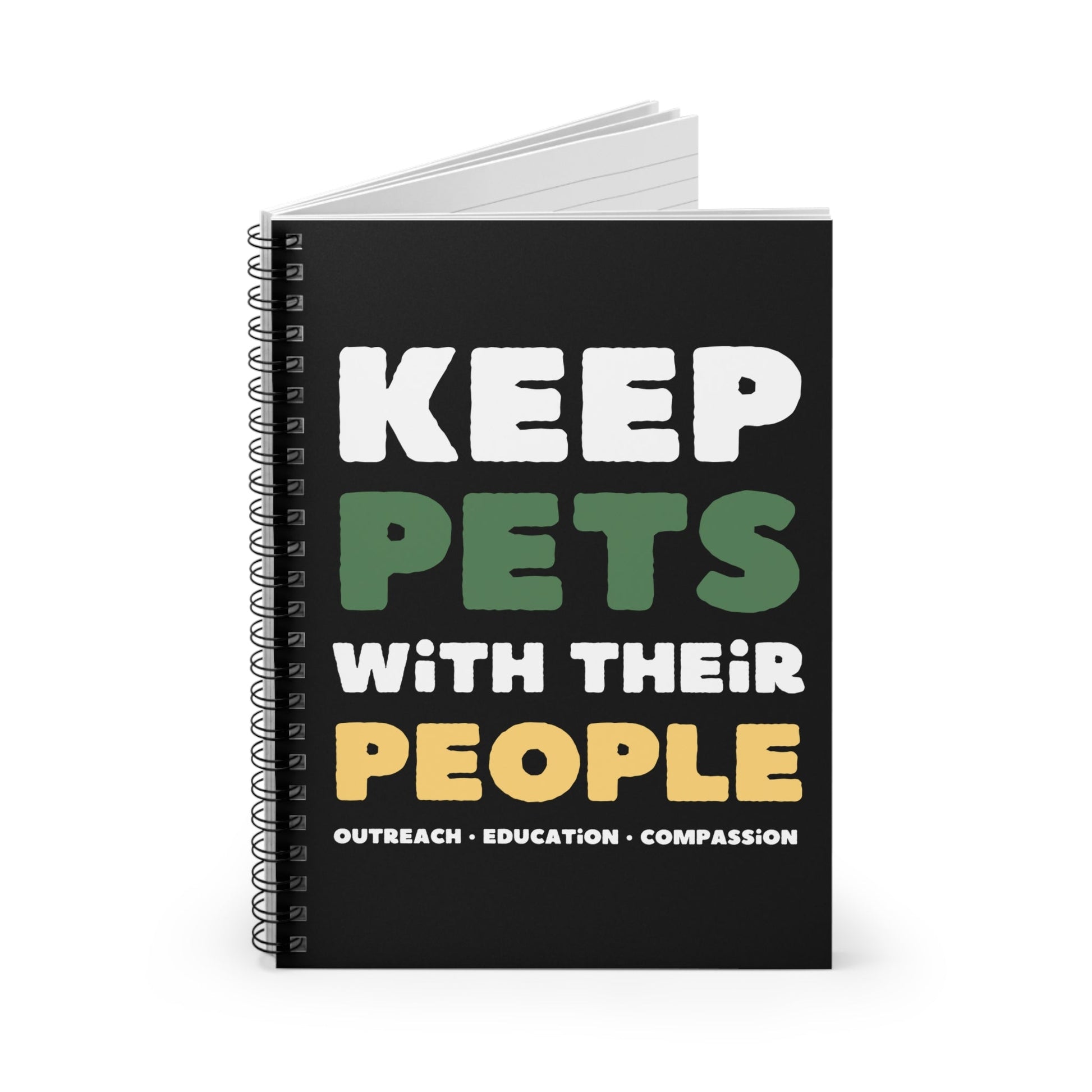Keep Pets With Their People | Notebook - Detezi Designs - 16841086493784435858