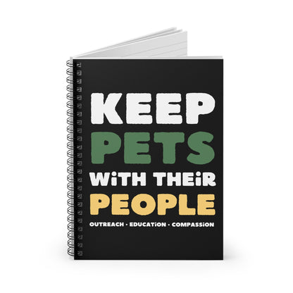 Keep Pets With Their People | Notebook - Detezi Designs - 16841086493784435858