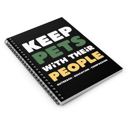 Keep Pets With Their People | Notebook - Detezi Designs - 16841086493784435858