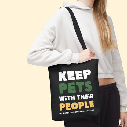 Keep Pets With Their People | Tote Bag - Detezi Designs - 17696127468956901088