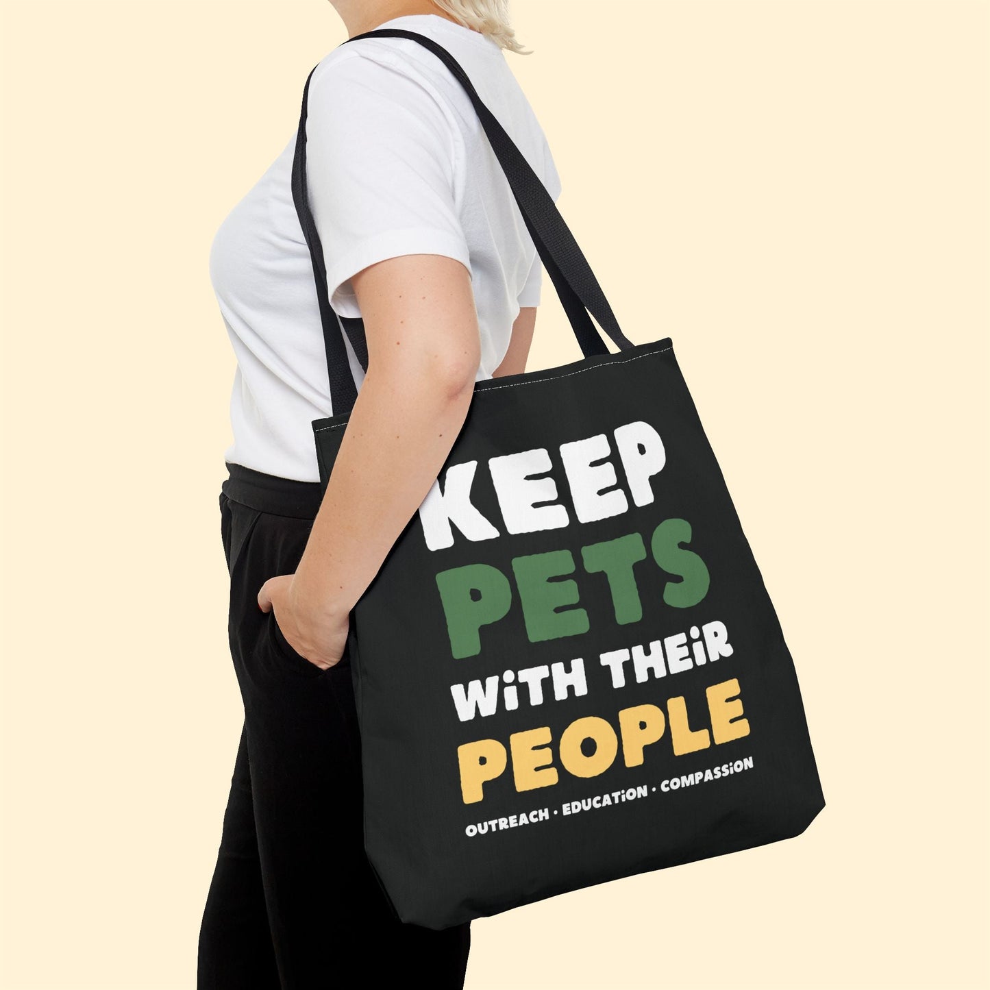 Keep Pets With Their People | Tote Bag - Detezi Designs - 92519938618207354317