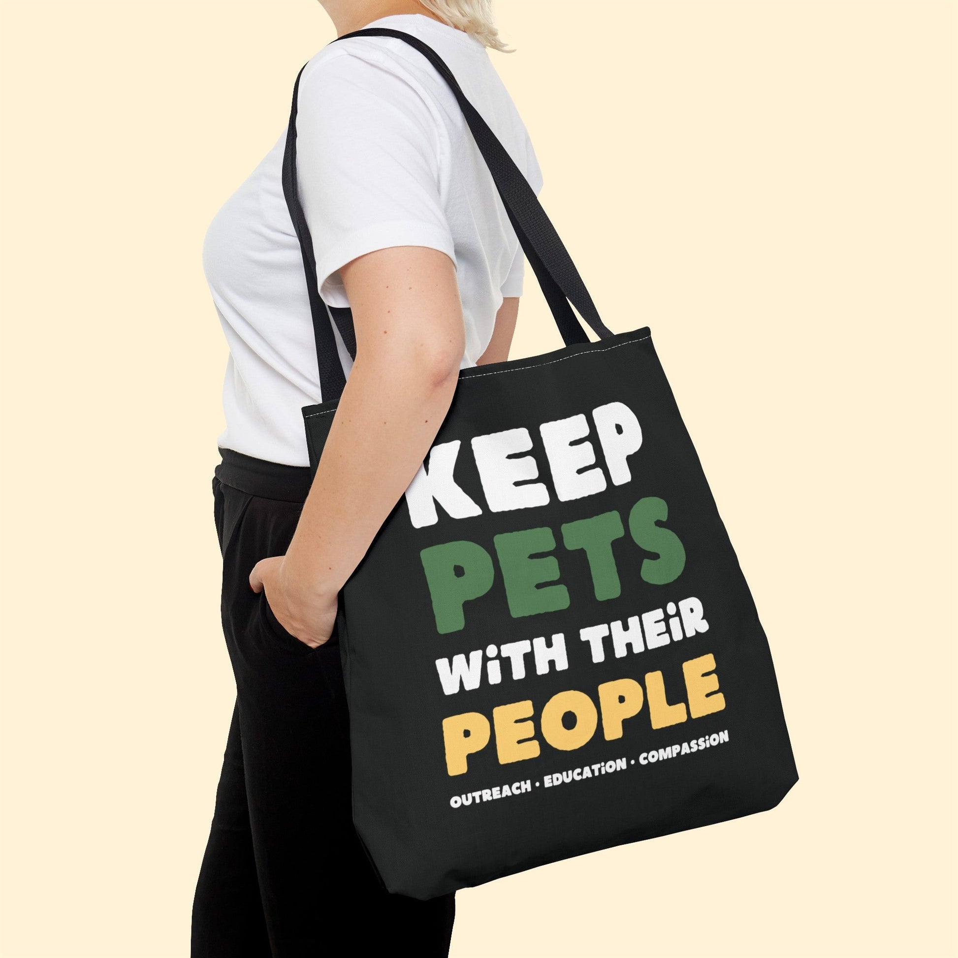 Keep Pets With Their People | Tote Bag - Detezi Designs-92519938618207354317