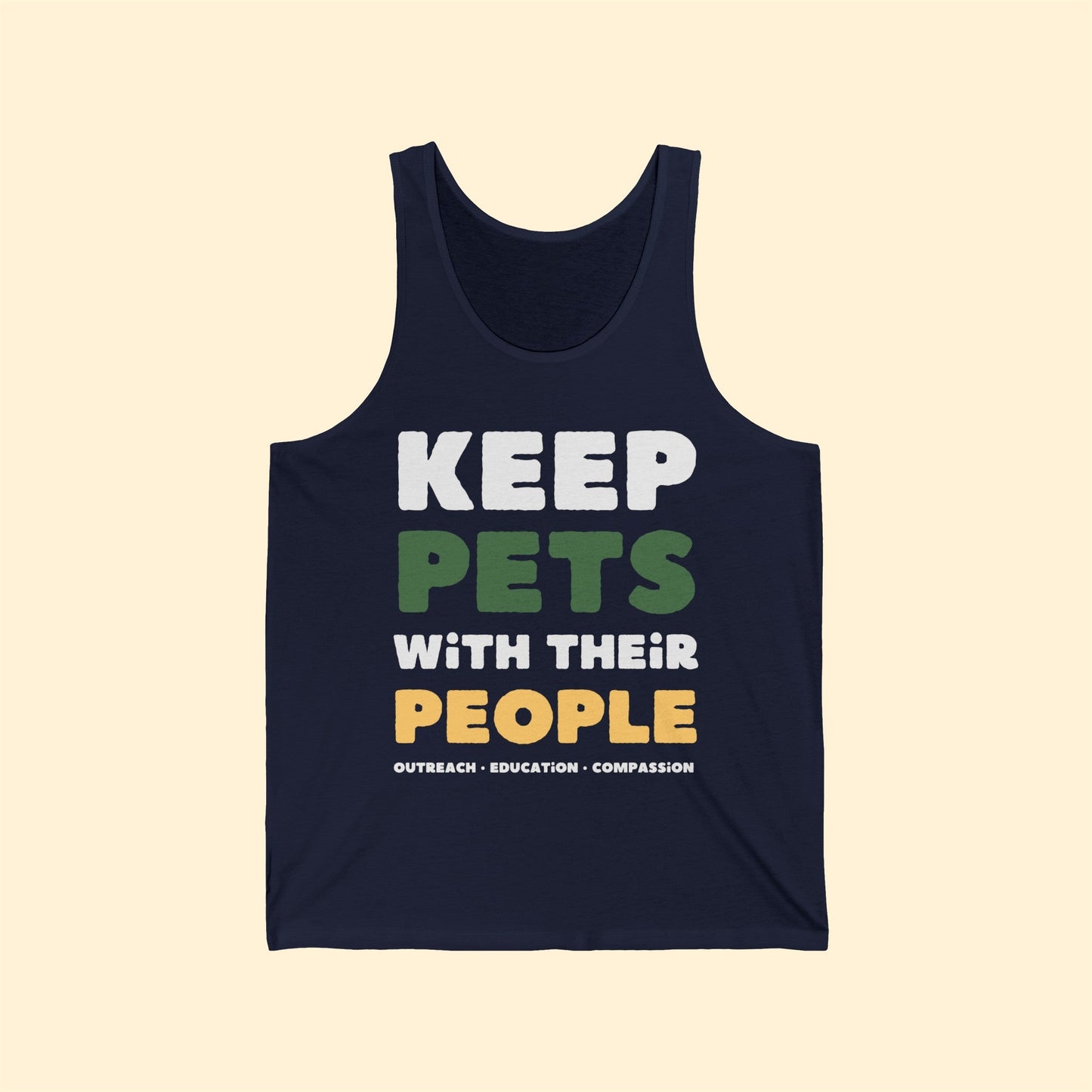 Keep Pets With Their People | Unisex Tank - Detezi Designs-32688567742167106379