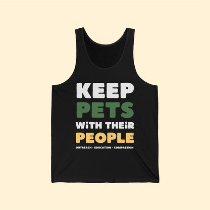 Keep Pets With Their People | Unisex Tank - Detezi Designs-41694376543097901308