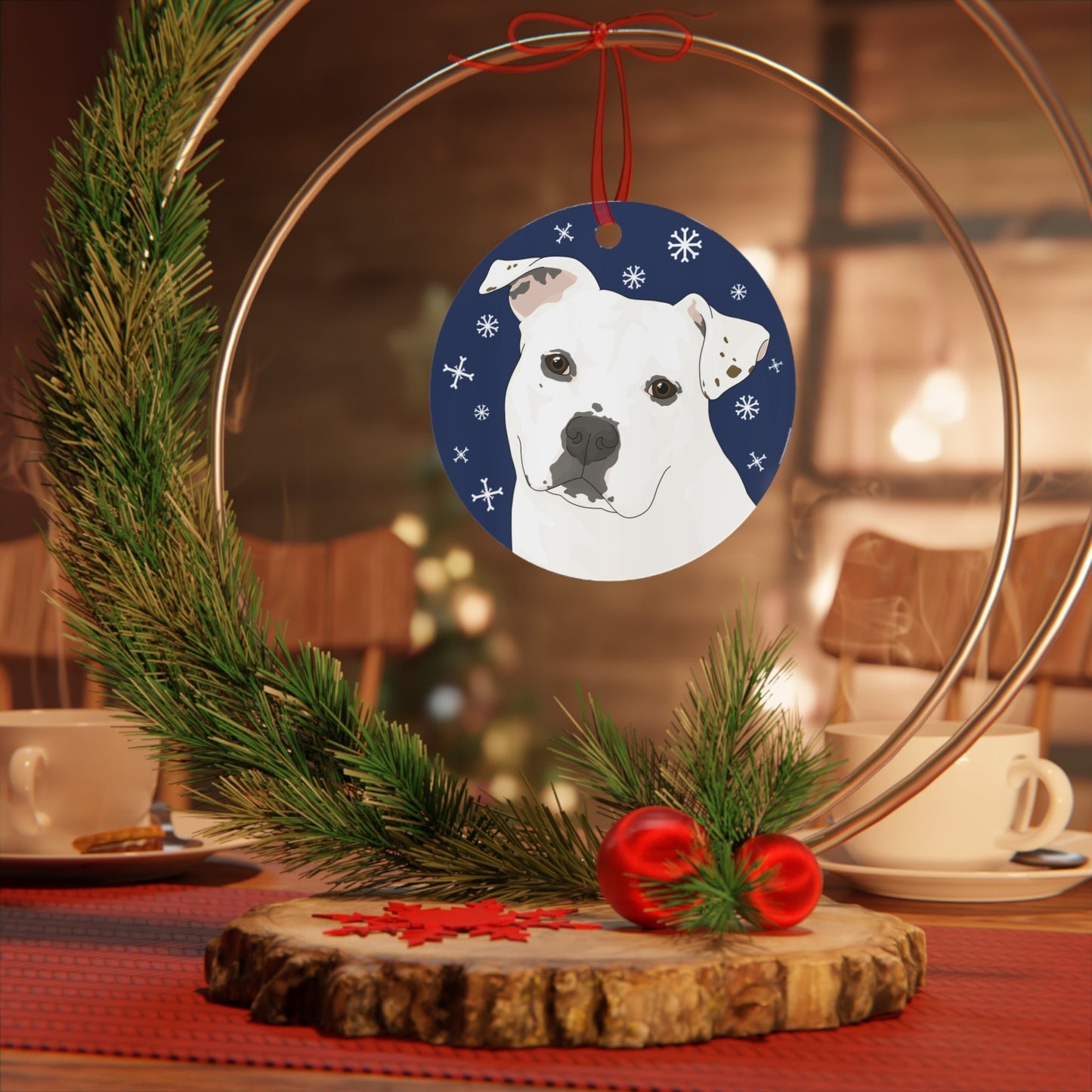 Knick Knack Pittie Pack | FUNDRAISER | 2024 Holiday Ornament - Detezi Designs - 11710029172055908037