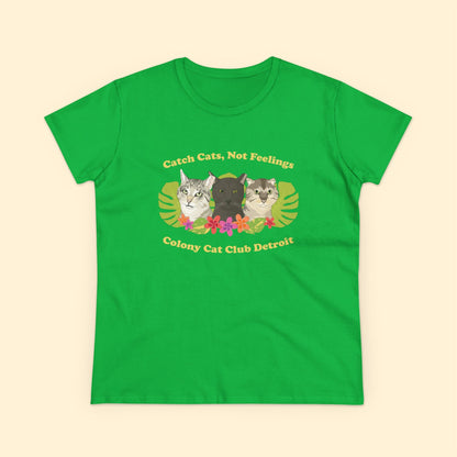 Ladies' Cut Crewneck Tee | FUNDRAISER | Colony Cat Club - Detezi Designs - 19197950302287587763