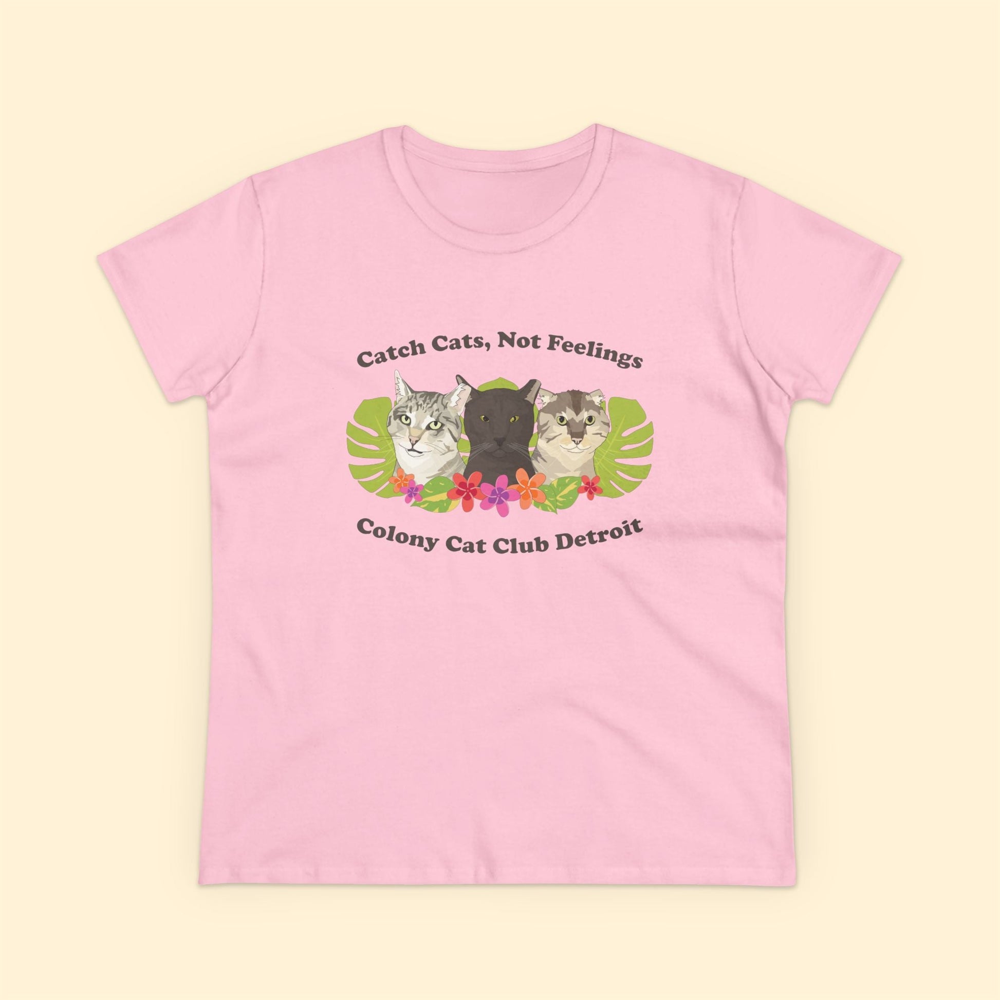 Ladies' Cut Crewneck Tee | FUNDRAISER | Colony Cat Club - Detezi Designs - 23517423479095609425