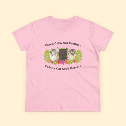 Ladies' Cut Crewneck Tee | FUNDRAISER | Colony Cat Club - Detezi Designs - 23517423479095609425