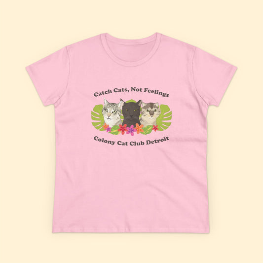 Ladies' Cut Crewneck Tee | FUNDRAISER | Colony Cat Club - Detezi Designs - 23517423479095609425