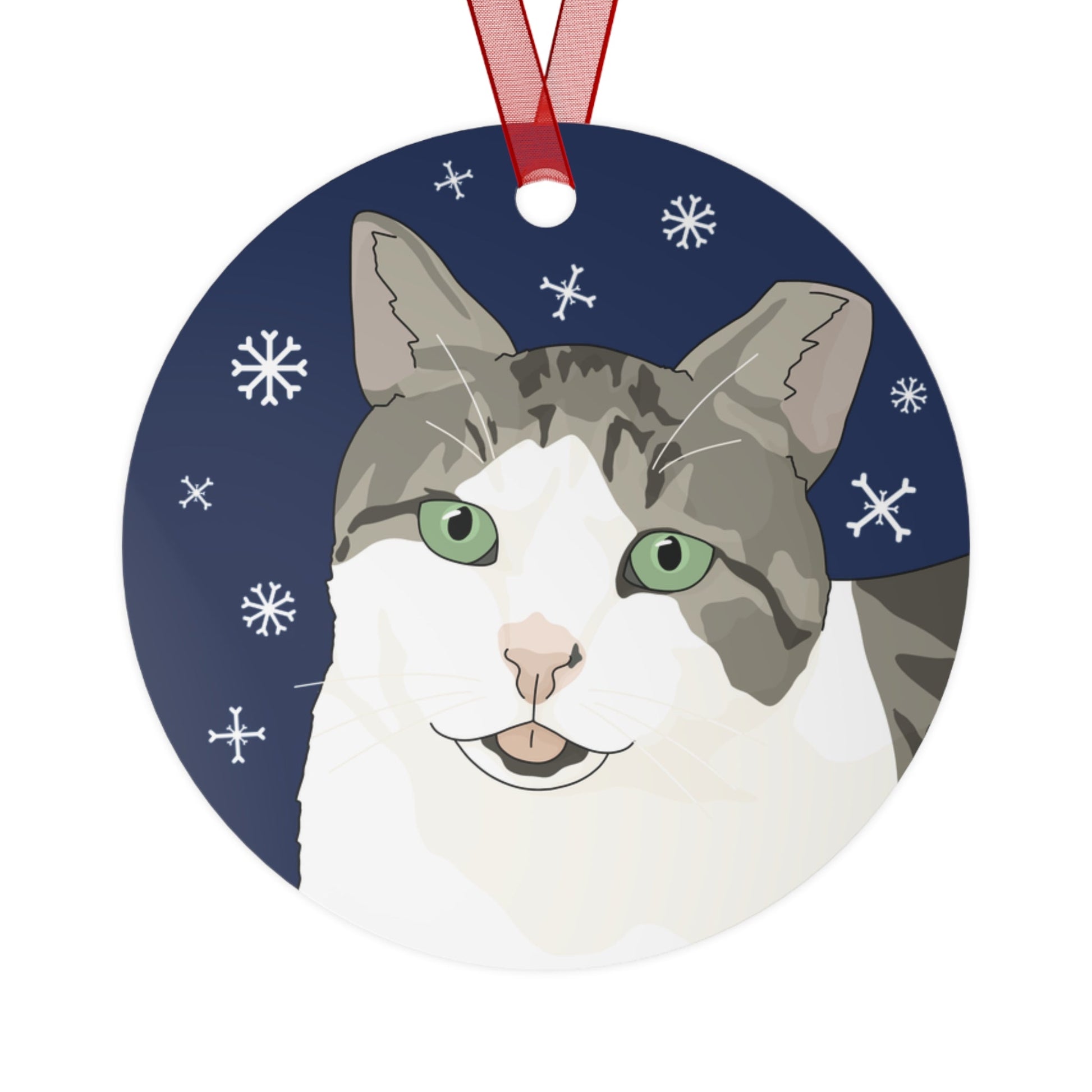 Lawrence | FUNDRAISER for Bronx Community Cats | 2024 Holiday Ornament - Detezi Designs - 73993092799853996283