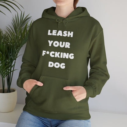 Leash Your F*cking Dog | Hooded Sweatshirt - Detezi Designs-19437493770079631930