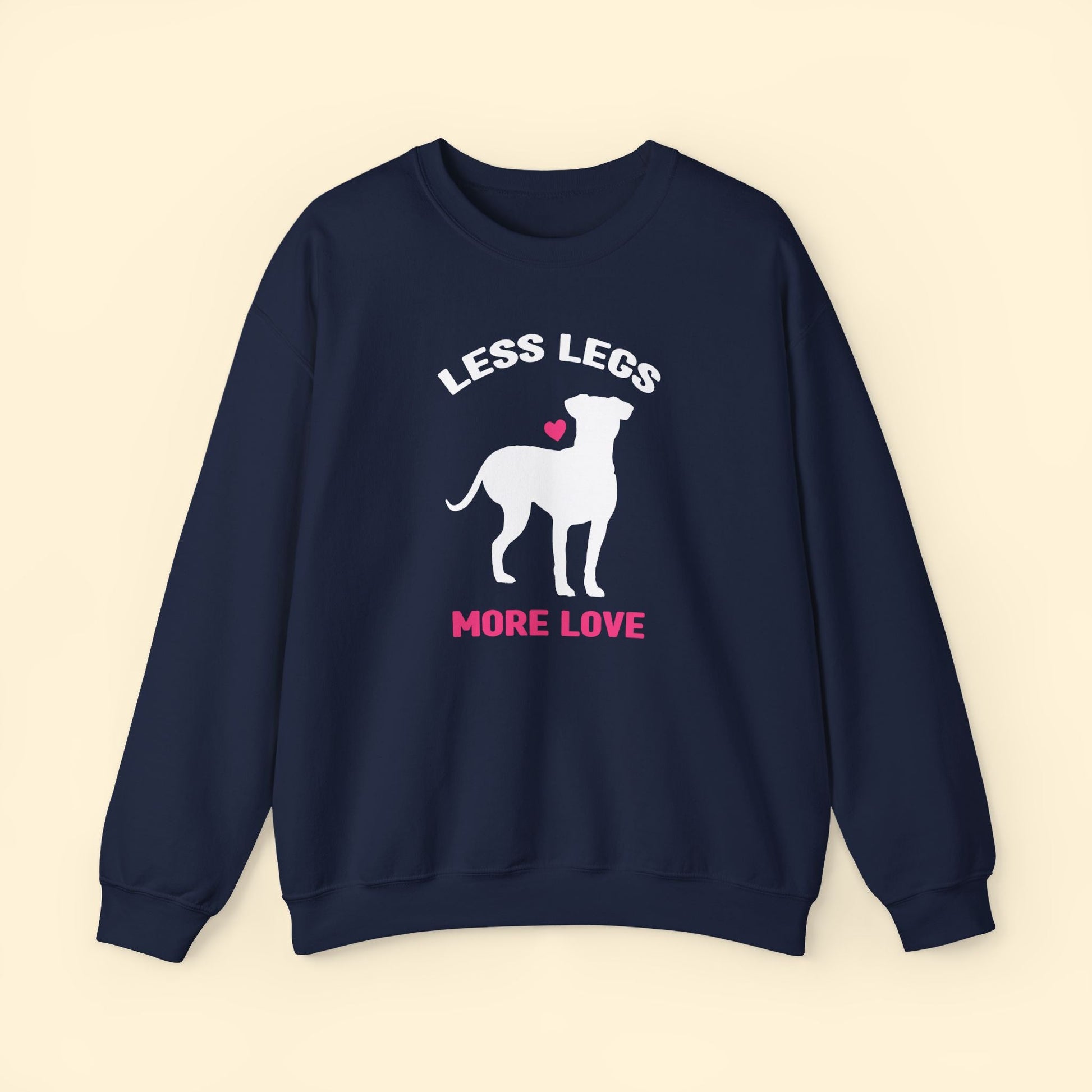 Less Legs, More Love | Crewneck Sweatshirt - Detezi Designs - 18212135183519521712