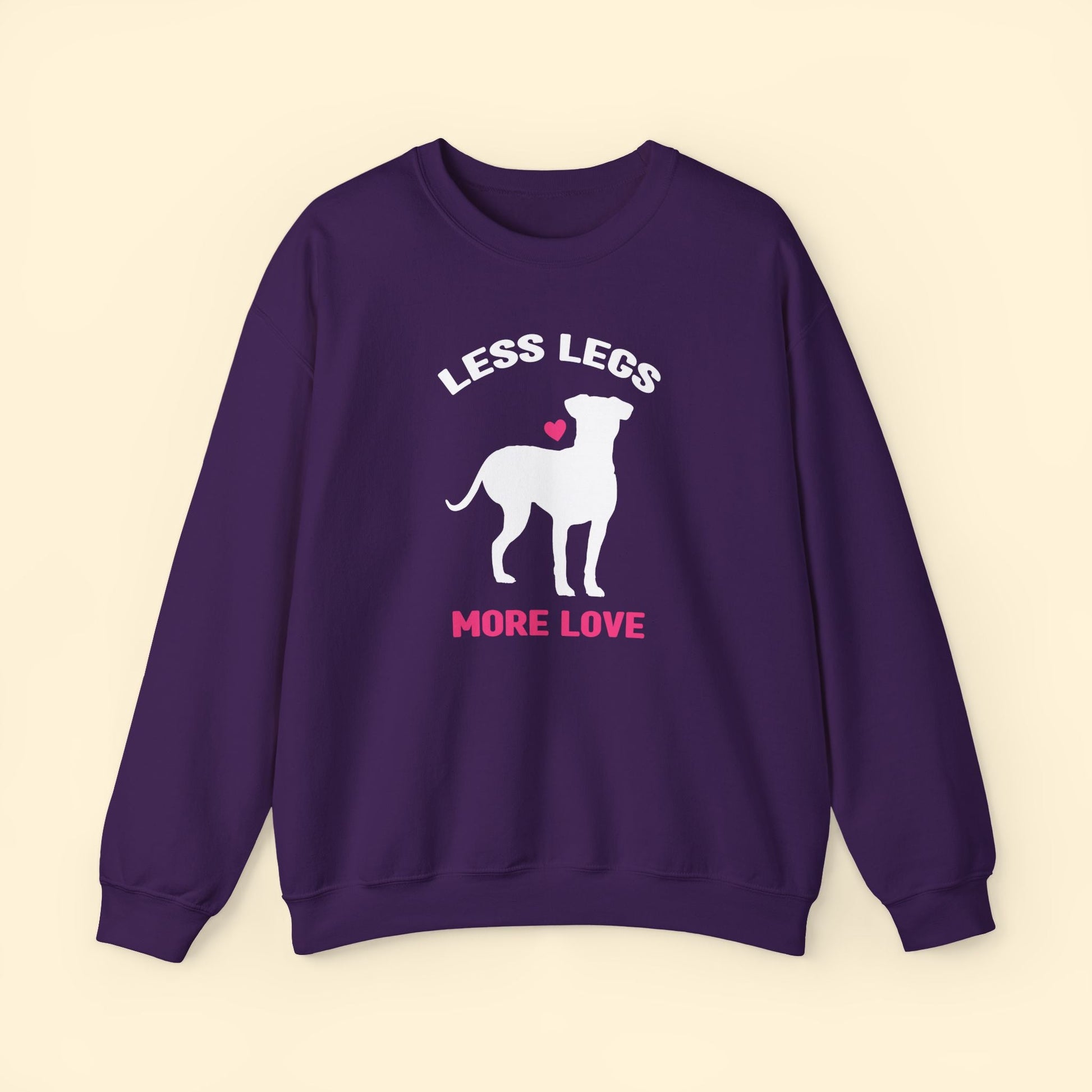 Less Legs, More Love | Crewneck Sweatshirt - Detezi Designs - 32753543559456170834