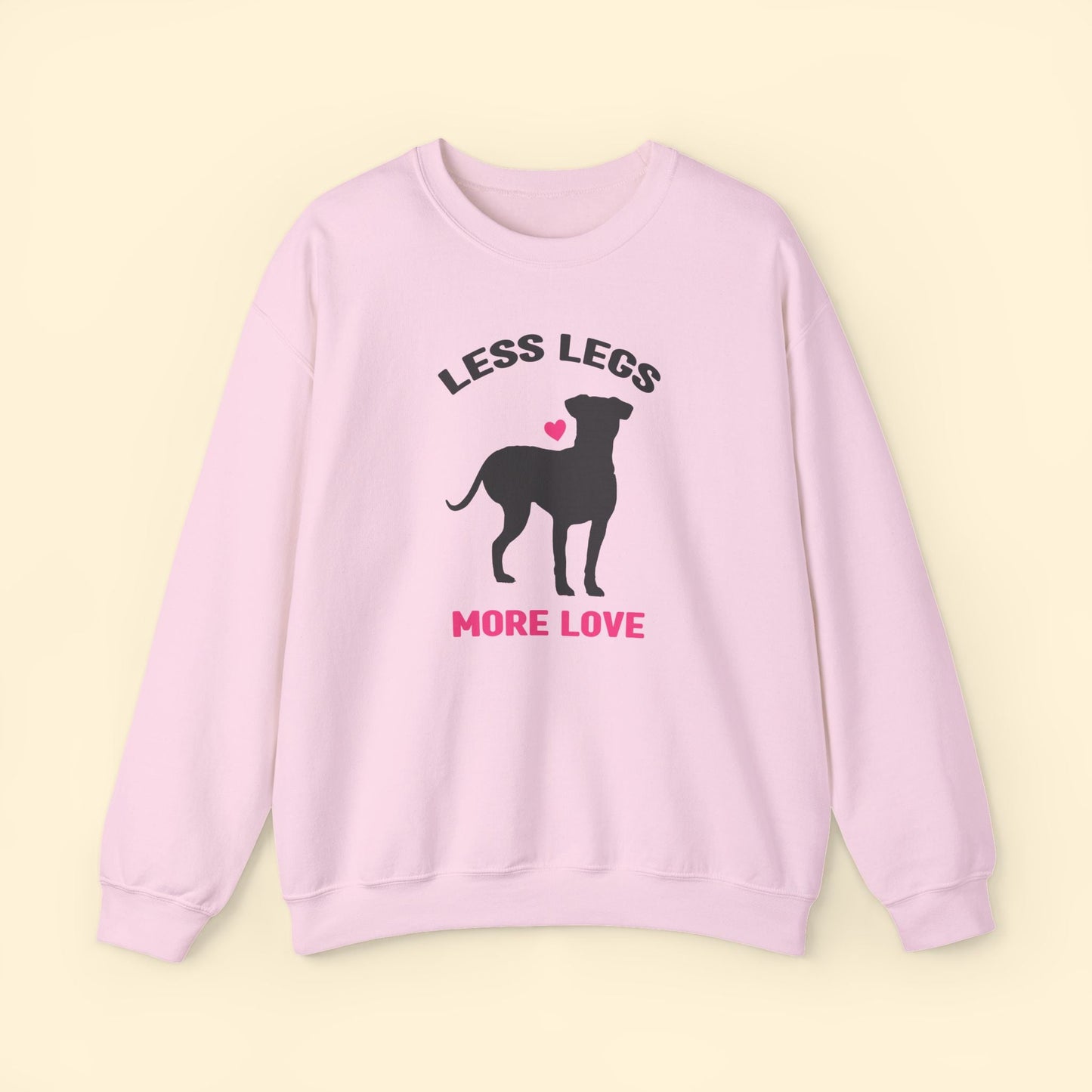 Less Legs, More Love | Crewneck Sweatshirt - Detezi Designs - 33493919326024007356
