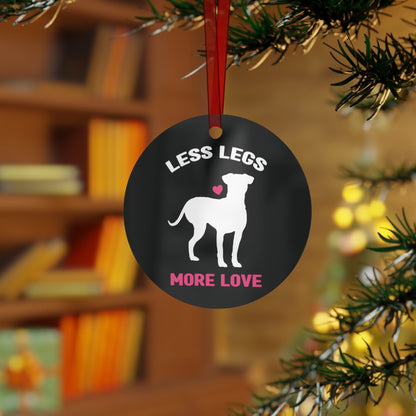 Less Legs, More Love | Holiday Ornament - Detezi Designs - 10842551480498222956