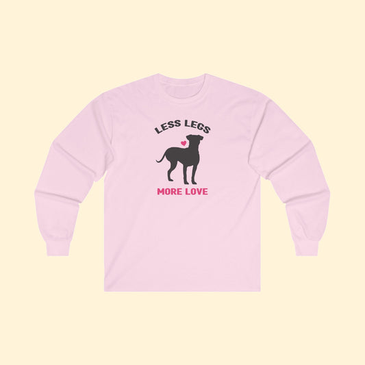 Less Legs, More Love | Long Sleeve Tee - Detezi Designs - 72981945969819542035