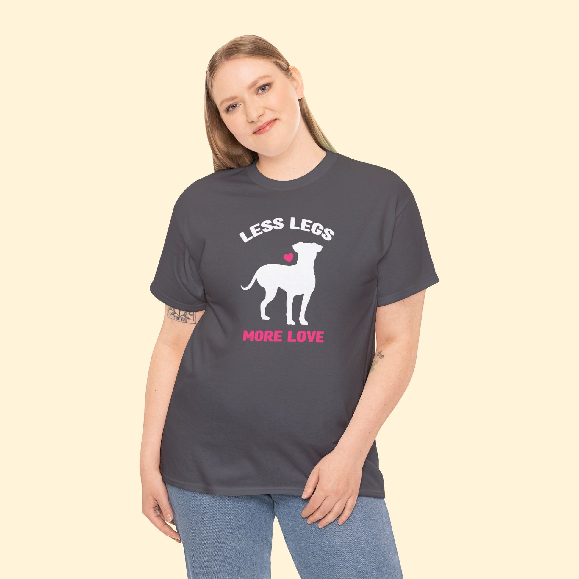 Less Legs, More Love | T - shirt - Detezi Designs - 79572787184362023220