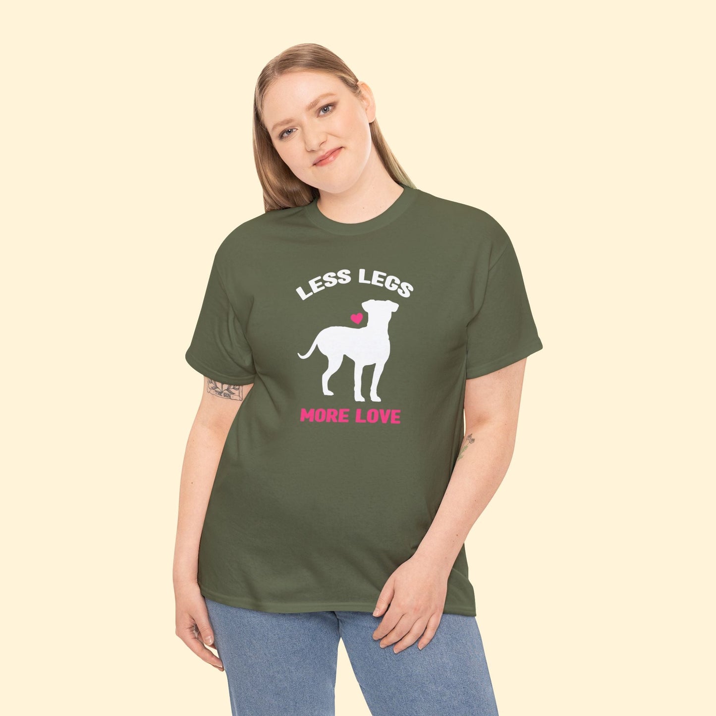 Less Legs, More Love | T - shirt - Detezi Designs - 79572787184362023220