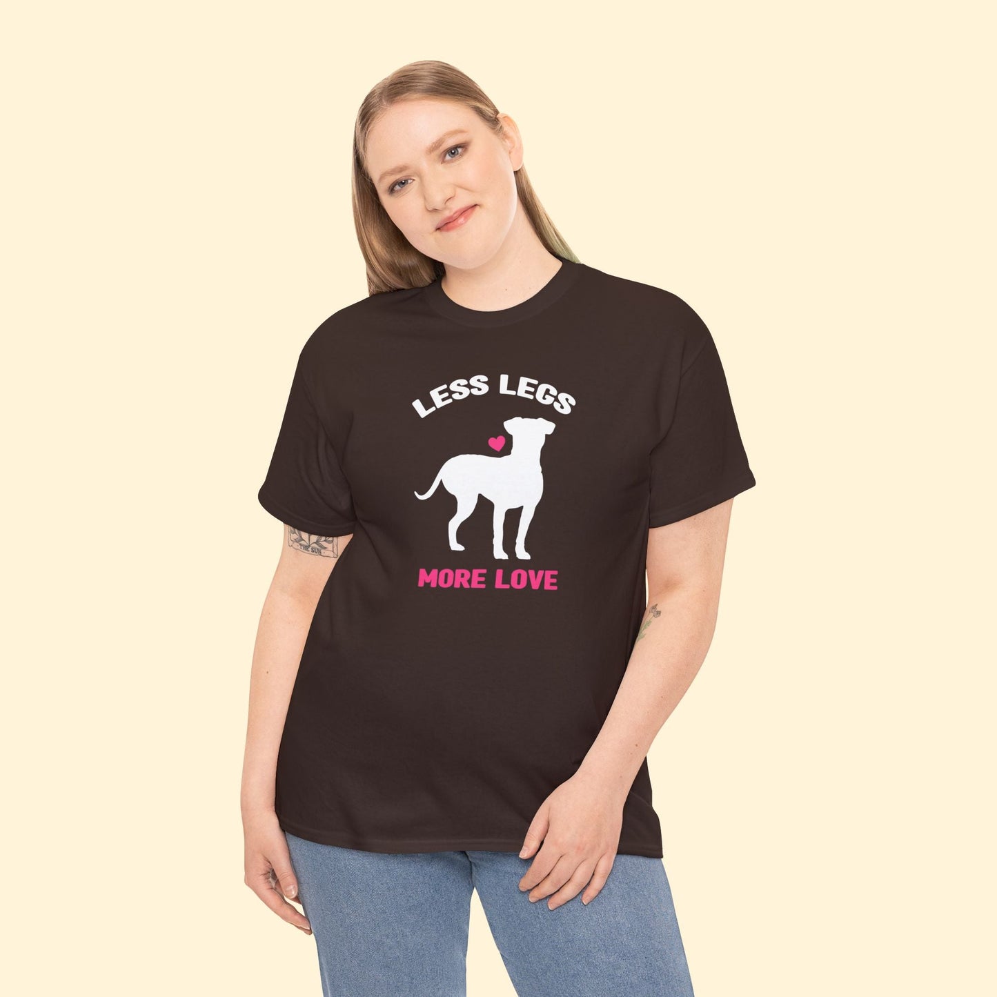 Less Legs, More Love | T - shirt - Detezi Designs - 79572787184362023220