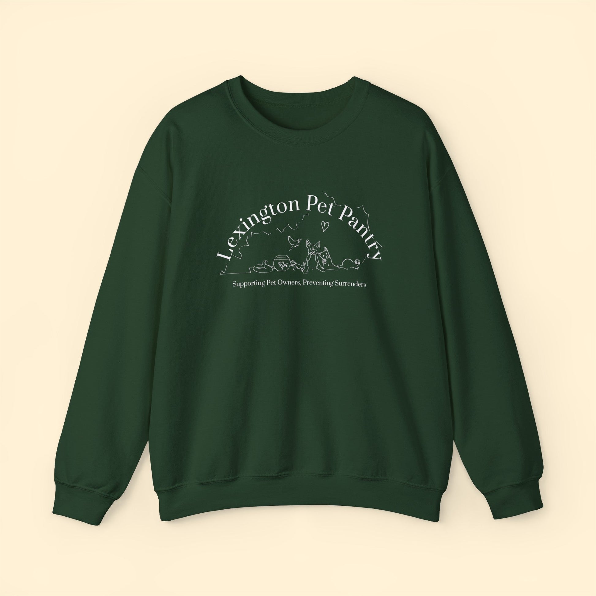 Lexington Pet Pantry | FUNDRAISER | Crewneck Sweatshirt - Detezi Designs-18174143821939367645