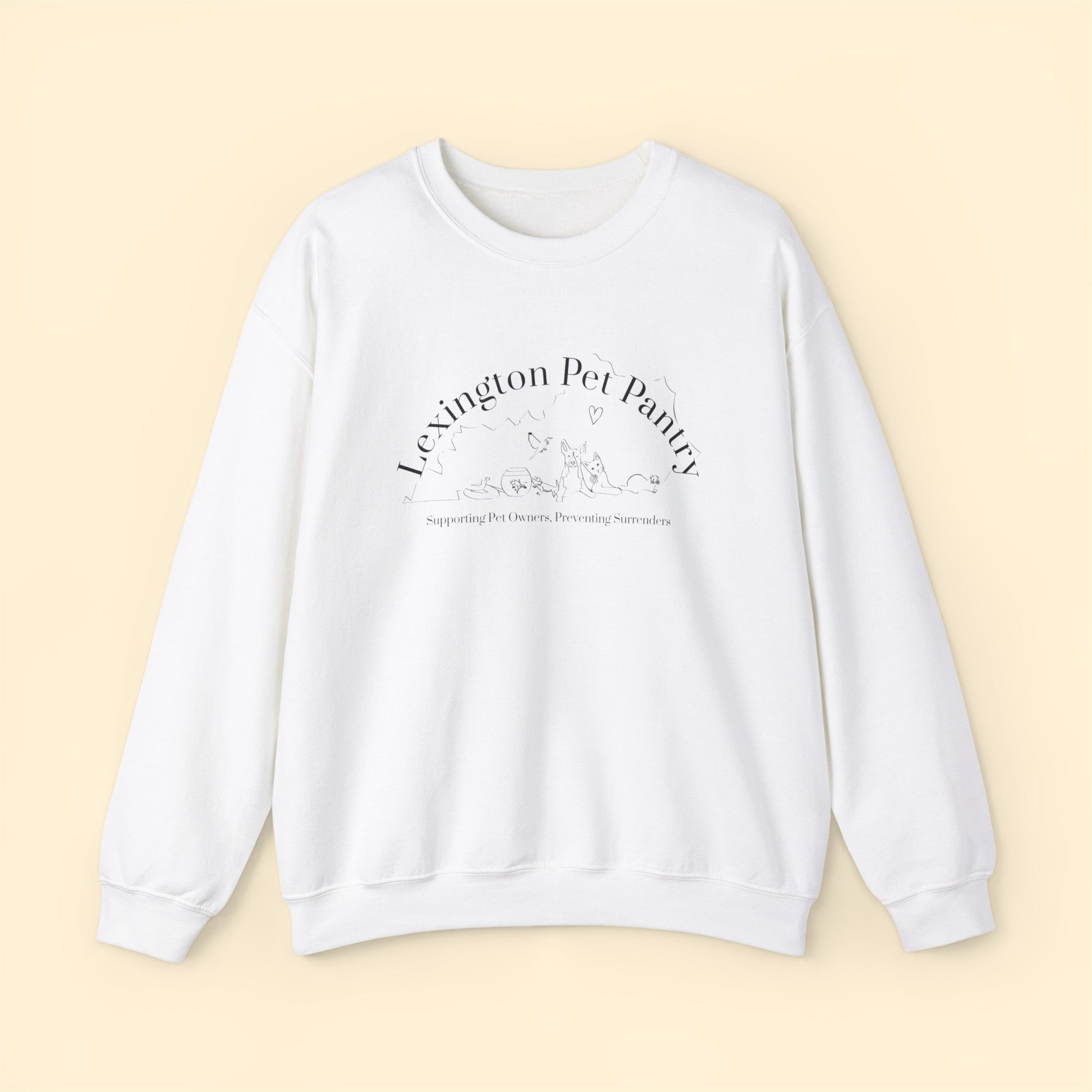 Lexington Pet Pantry | FUNDRAISER | Crewneck Sweatshirt - Detezi Designs-18284055623473366704