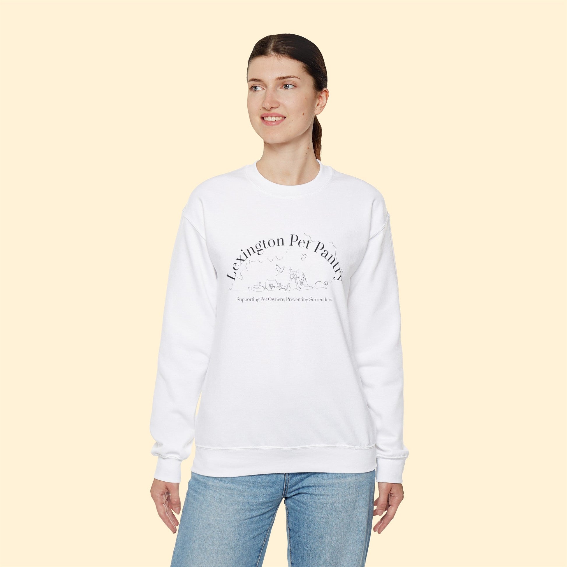 Lexington Pet Pantry | FUNDRAISER | Crewneck Sweatshirt - Detezi Designs-23904728110243050957