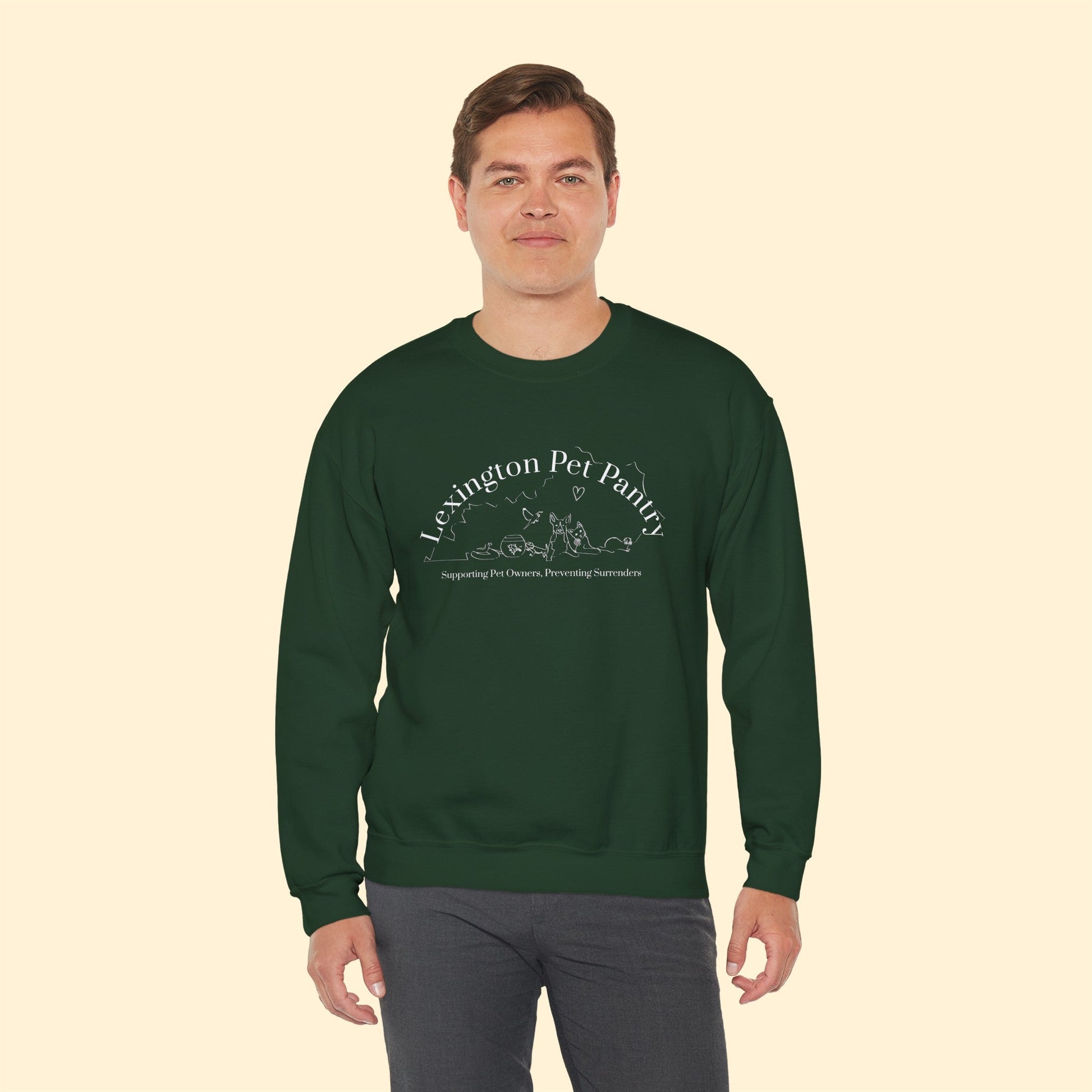 Lexington Pet Pantry | FUNDRAISER | Crewneck Sweatshirt - Detezi Designs-23904728110243050957