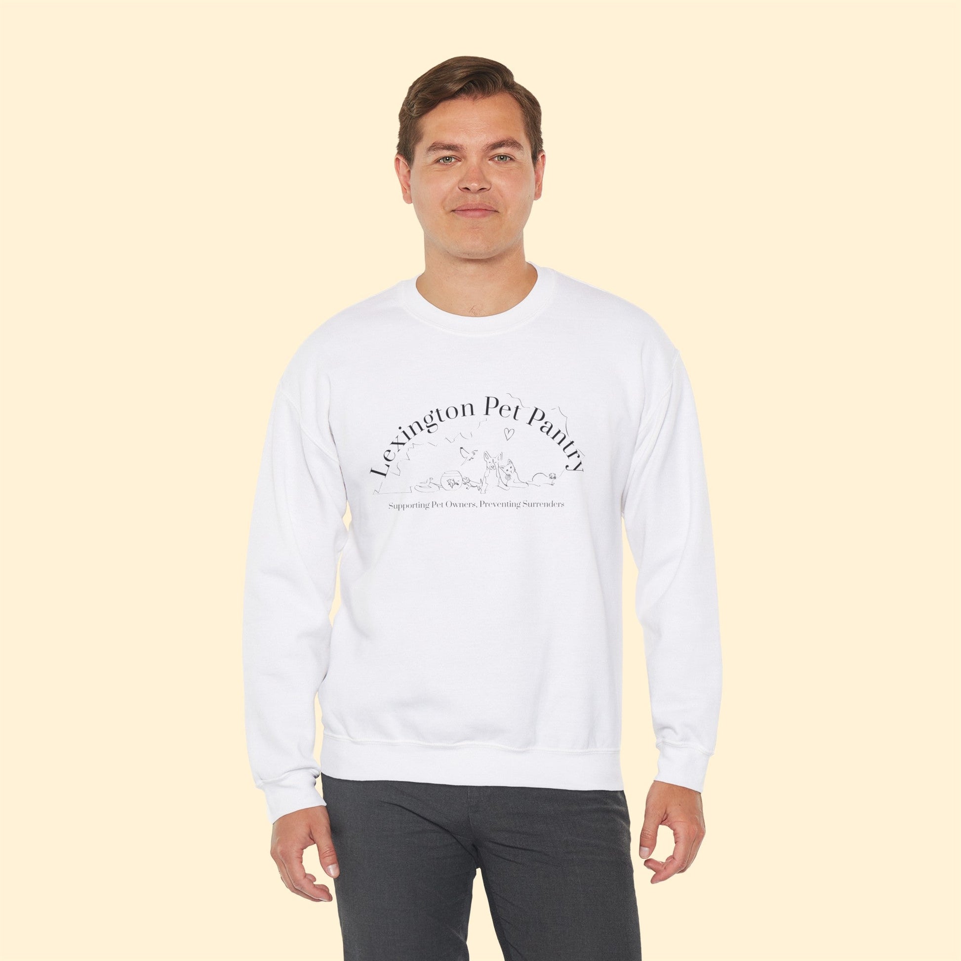 Lexington Pet Pantry | FUNDRAISER | Crewneck Sweatshirt - Detezi Designs-23904728110243050957