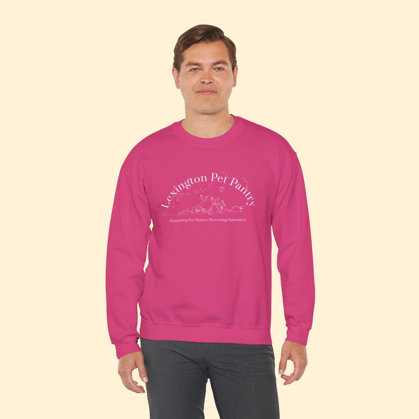 Lexington Pet Pantry | FUNDRAISER | Crewneck Sweatshirt - Detezi Designs-23904728110243050957