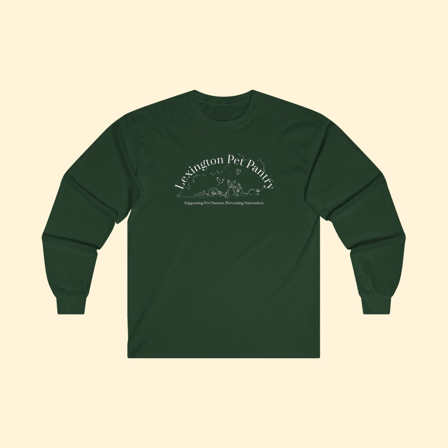 Lexington Pet Pantry | FUNDRAISER | Long Sleeve Tee - Detezi Designs - 33528450221210175783