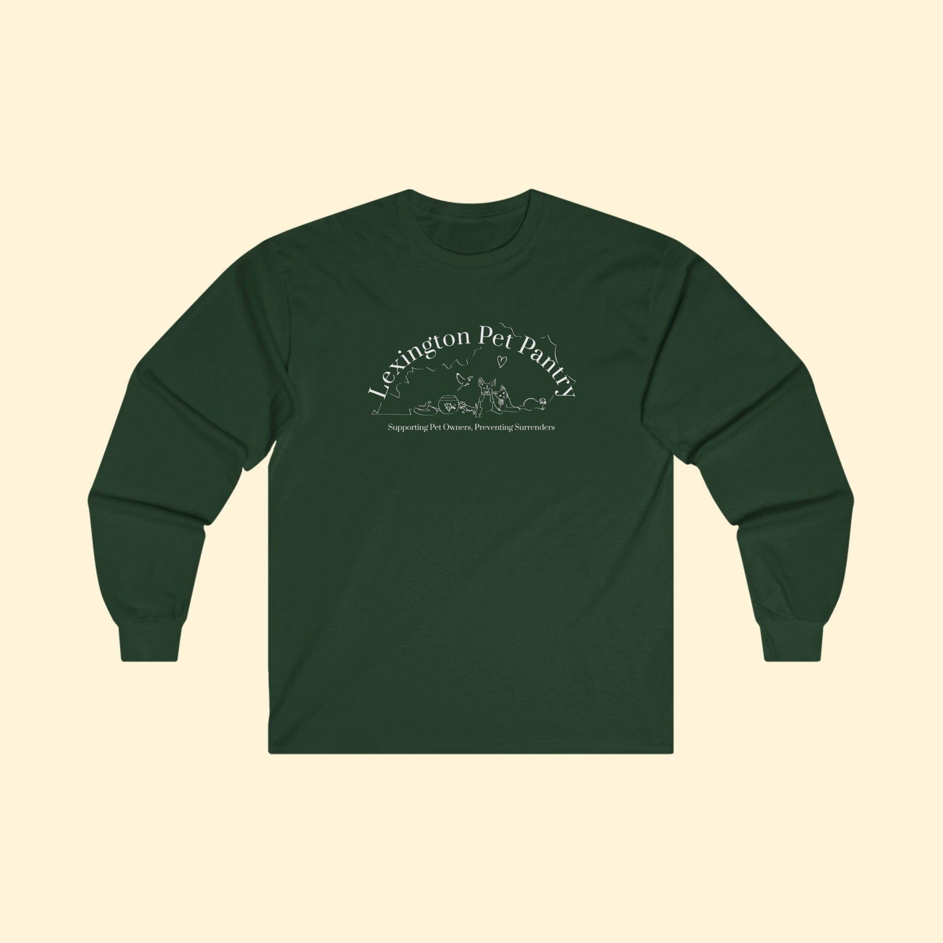 Lexington Pet Pantry | FUNDRAISER | Long Sleeve Tee - Detezi Designs - 33528450221210175783