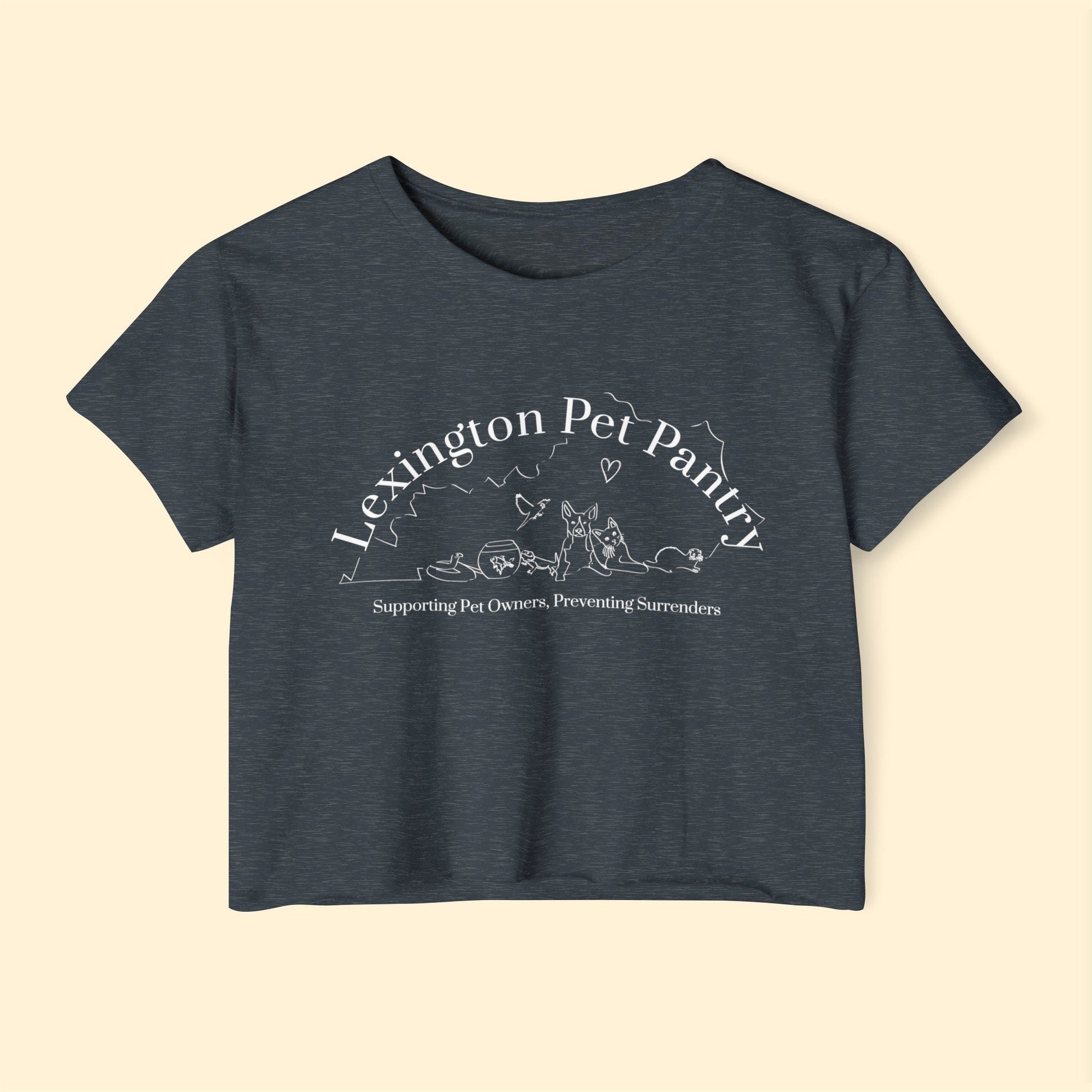 Lexington Pet Pantry | FUNDRAISER | Women's Festival Crop Top - Detezi Designs-14347428735280492878