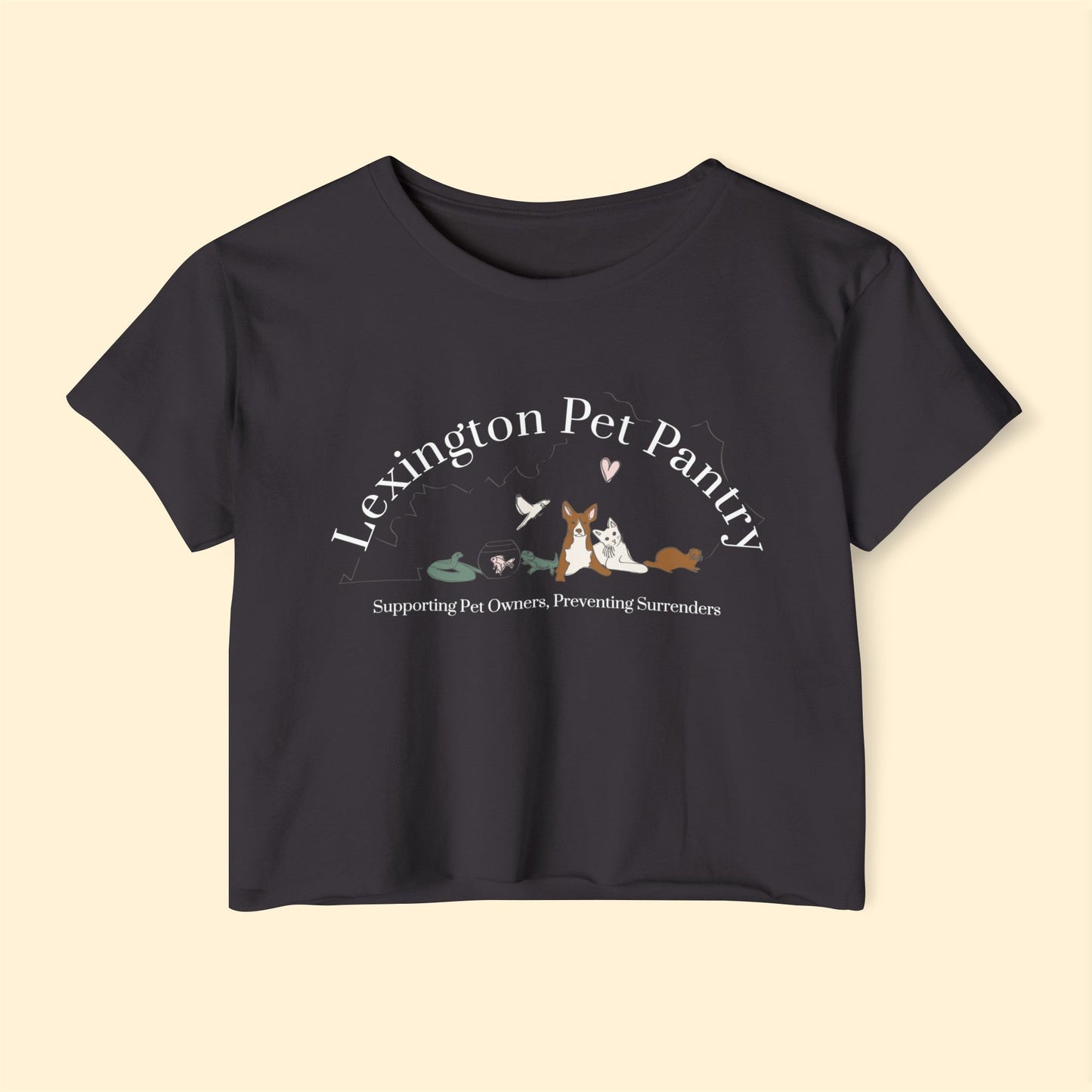 Lexington Pet Pantry | FUNDRAISER | Women's Festival Crop Top - Detezi Designs-93471908359836837617