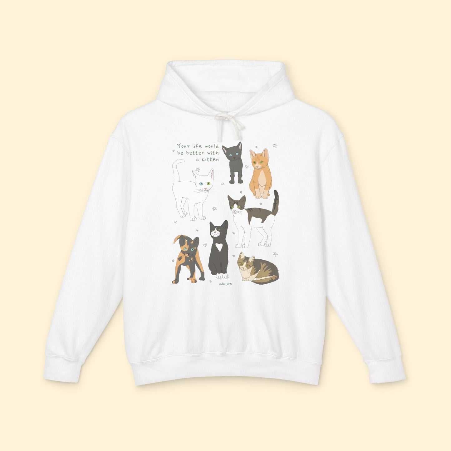 Life Would Be Better | Lightweight Comfort Colors Hooded Sweatshirt - Detezi Designs - 11882108136901171839