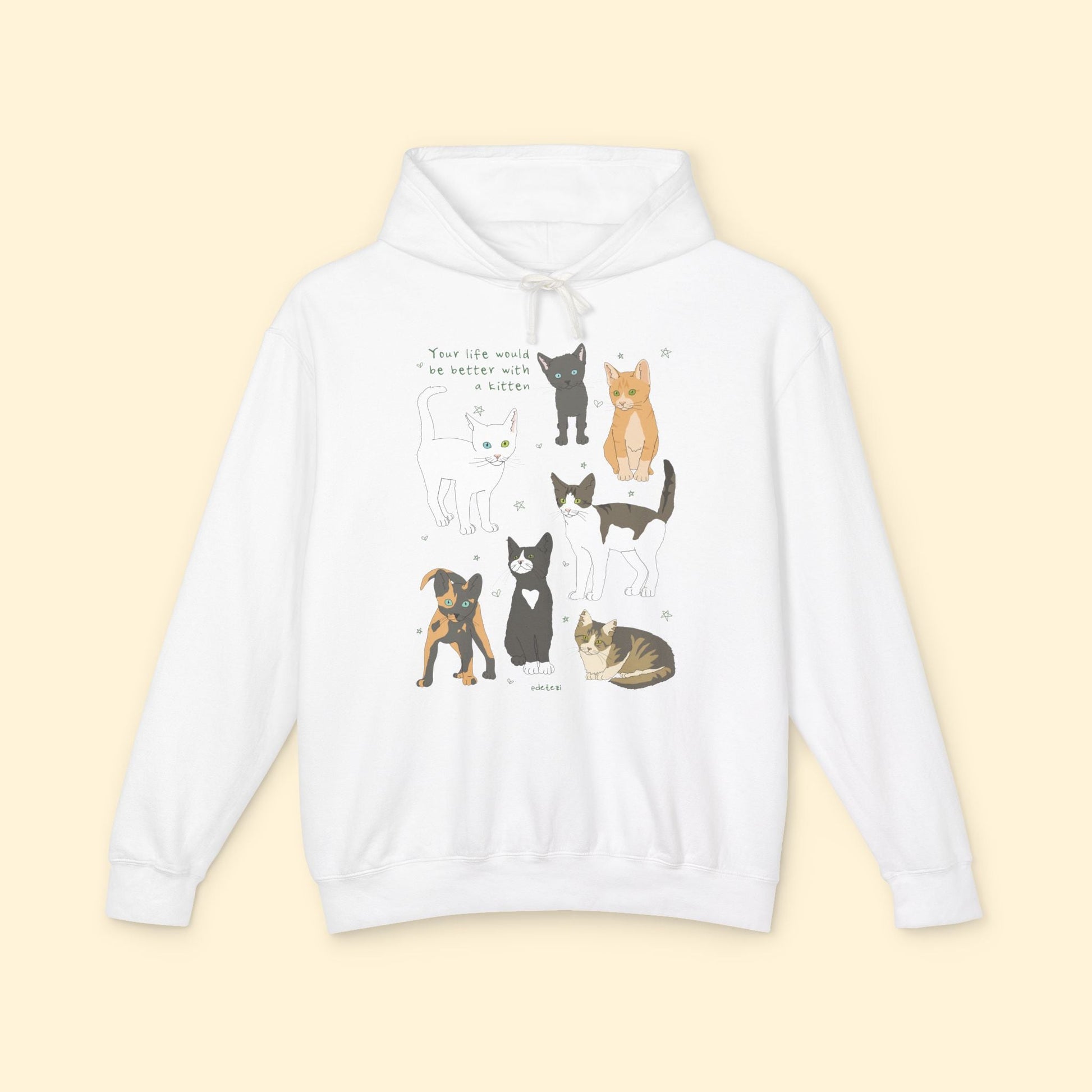 Life Would Be Better | Lightweight Comfort Colors Hooded Sweatshirt - Detezi Designs - 11882108136901171839