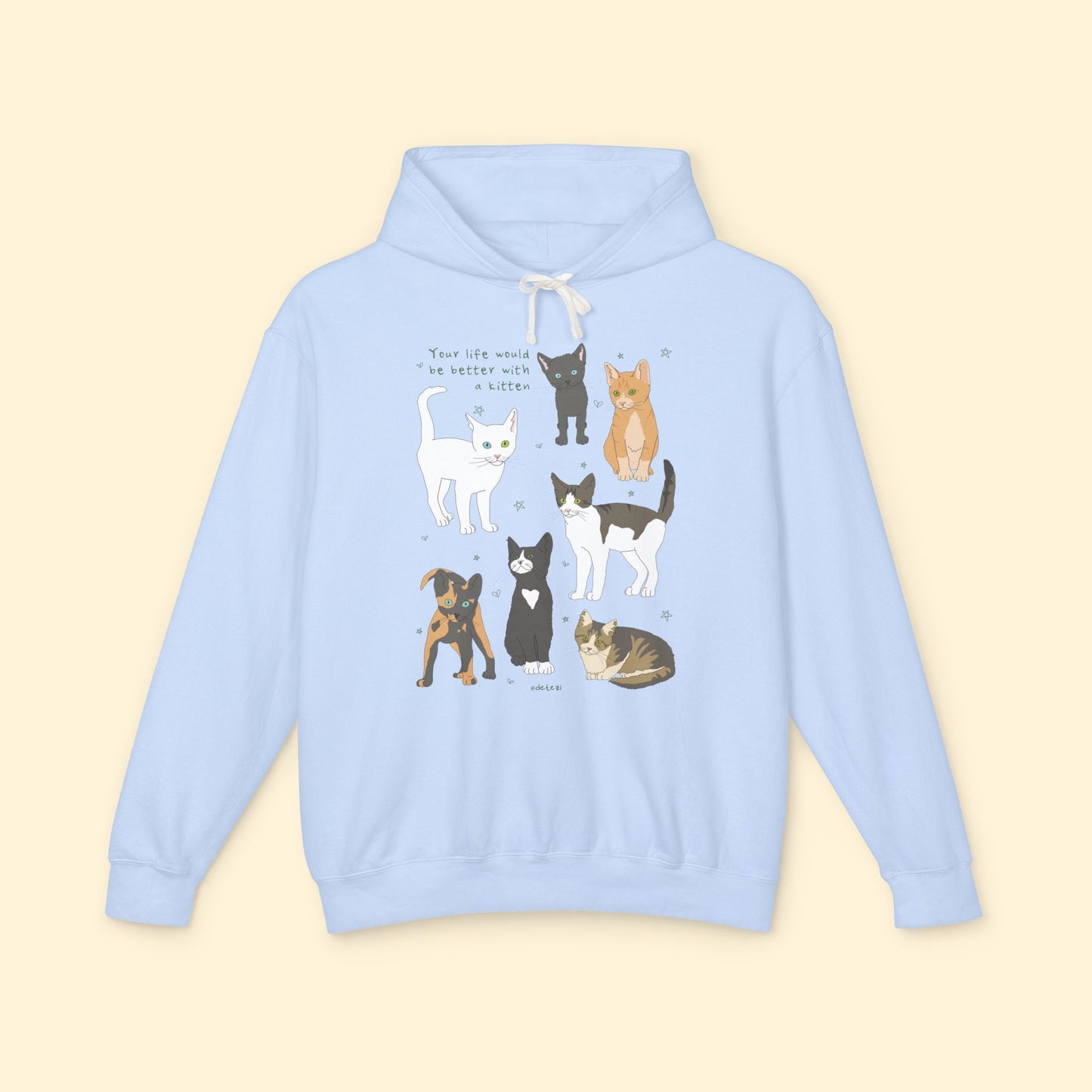 Life Would Be Better | Lightweight Comfort Colors Hooded Sweatshirt - Detezi Designs - 17521053246339506484