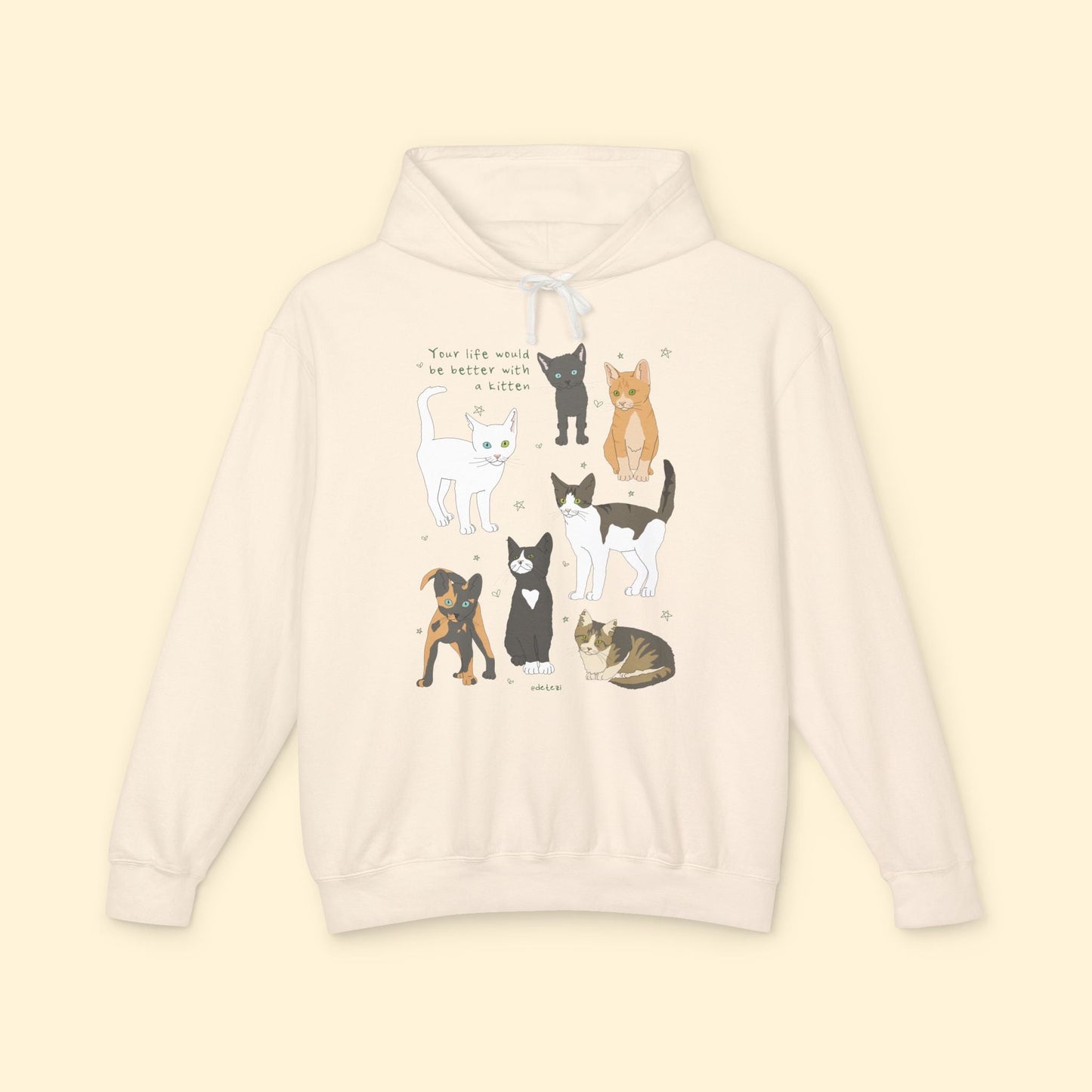 Life Would Be Better | Lightweight Comfort Colors Hooded Sweatshirt - Detezi Designs - 19627587496043520382