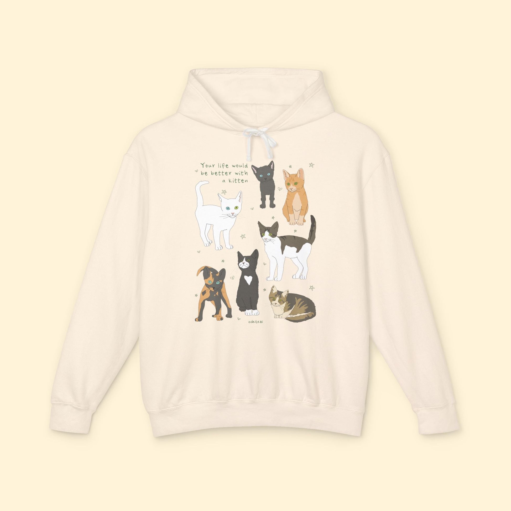 Life Would Be Better | Lightweight Comfort Colors Hooded Sweatshirt - Detezi Designs - 19627587496043520382