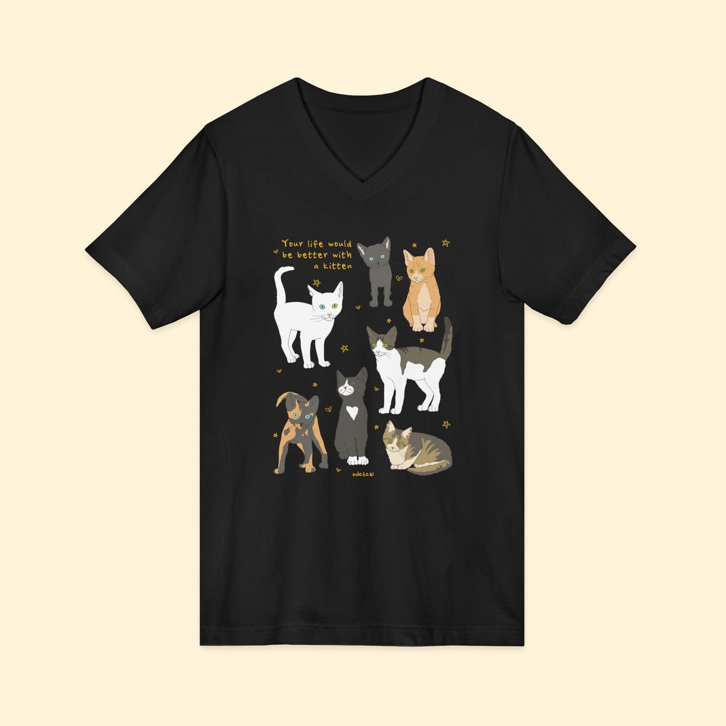 Life Would Be Better | Unisex V - Neck Tee - Detezi Designs - 15554777311736735693