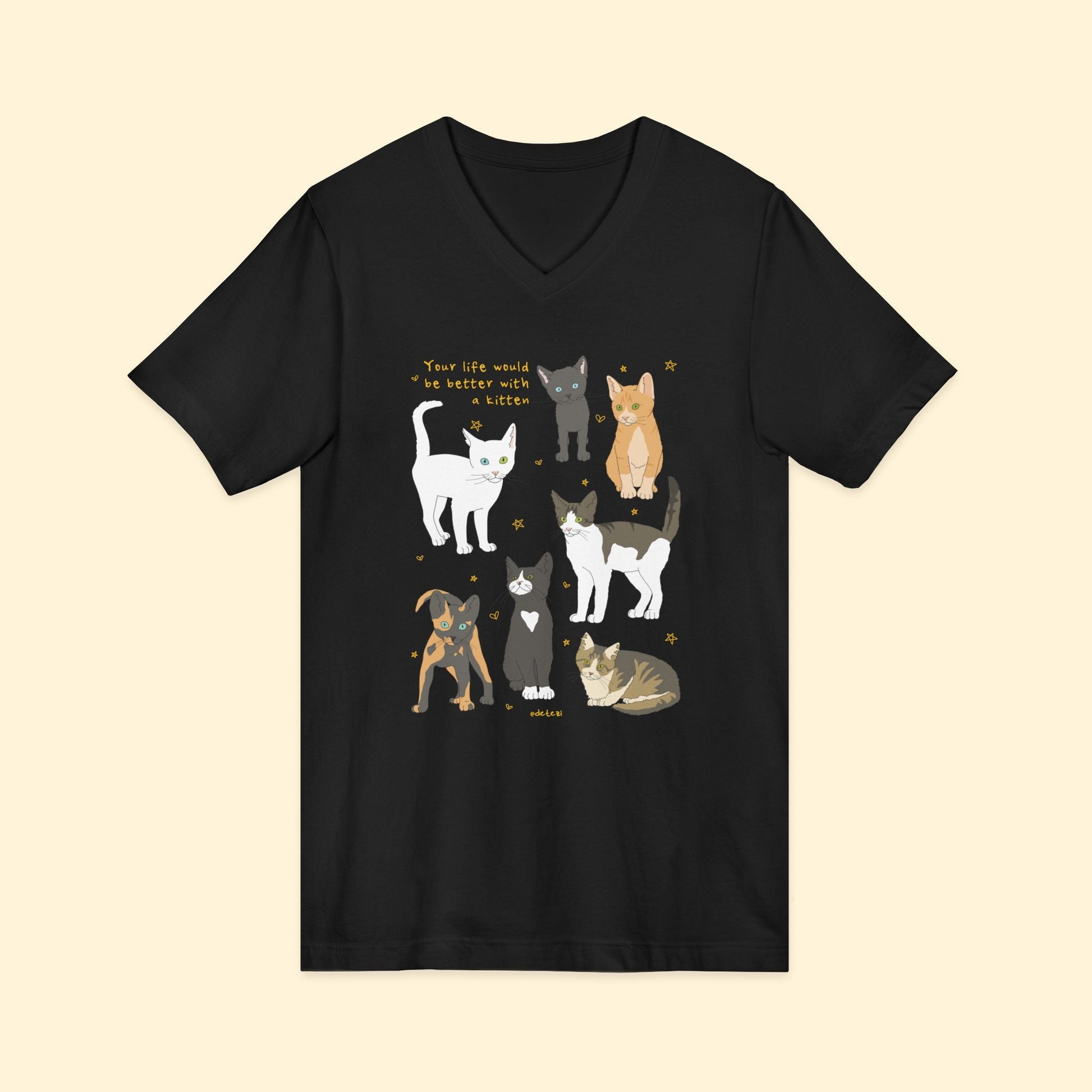 Life Would Be Better | Unisex V - Neck Tee - Detezi Designs - 15554777311736735693