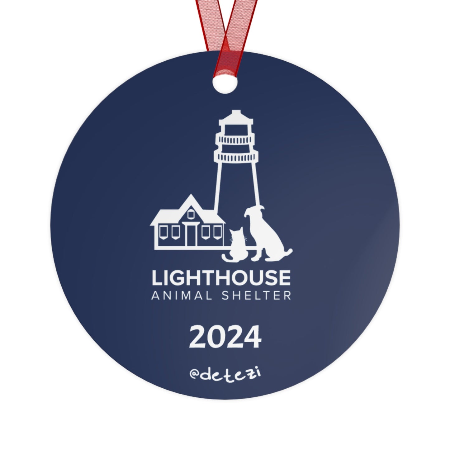 Lighthouse Animal Shelter | FUNDRAISER | 2024 Holiday Ornament - Detezi Designs - 15873817648872995255