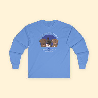 Long Sleeve Tee | FUNDRAISER | Canine Rescue of Central PA - Detezi Designs - 15749345308031834940